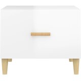  Stolići za kavu 2 kom sjajni bijeli 50x50x40 konstruirano drvo | shoptok.hr