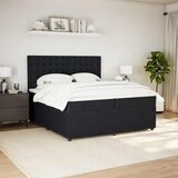  Krevet s oprugama i madracem crni 200x200 cm baršunasti | shoptok.hr