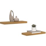  Polica na zidu 2 pcs Bež 60 x 23,5 x 4 cm Konstruirano drvo | shoptok.hr