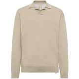 Boggi Milano Sweater majica bež / bijela