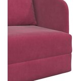  Floor Sofa Bed 2-u-1 Bordo 65x80x83 cm Baršun | shoptok.hr