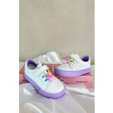 Boto Children's Sneakers Trainers with Velcro White-Purple Pennyn | ePonuda.com