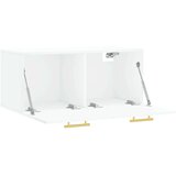 vidaXL Stenska omarica bela 80x36,5x35 cm inženirski les | Shoptok.si