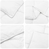  Set deka 2 kom. 135 x 200 cm Zima Bambus Bijela - 135 x 200 cm 50 x 70 cm | shoptok.hr