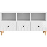 vidaXL TV omarica Visok Sijaj Bel 102 x 34,5 x 50 cm, (5000202753) | Shoptok.si