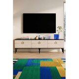 Hanah home TV komoda Demet, 180 cm, antracit / travertin | Eponuda.com