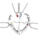 INF Puzzle ogrlica s srcem "Best Friends for Ever and Ever" 4 kosi Cinkova zlitina, (21237798) | Shoptok.si