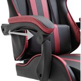 vidaXL Igraća stolica od umjetne kože crvena boja vina | shoptok.hr