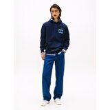 Tommy Jeans Sweater majica plava / morsko plava / tamno zelena / crvena | shoptok.hr