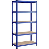 Songmics Regal GLR30Q, 5 delni, (150 x 75 x 30 cm), moder | Shoptok.si