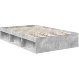  Konstrukcija postelje Beton 120 x 200 cm Masivno borovo les, (5000102990) | Shoptok.si