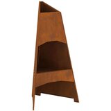 vidaXL Corten čelik Veliko Izdržljivo Ognjište od corten čelika | shoptok.hr
