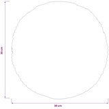  Presvlaka za jastuk 2 pcs HEERLEN Plava &amp;Oslash; 30 cm Kord Slike