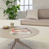 Spinder Design Sivi/bež metalni okrugao stolić za kavu ø 76 cm Daley – | shoptok.hr