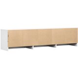 TV ormarić s LED svjetlima bijeli 165 x 34 x 40 cm drveni | shoptok.hr