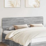 vidaXL Vzglavje z vzglavjem Siva Sonoma 200 cm Konstruiran les | Shoptok.si
