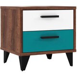 CARRYHOME nočna omarica, siva, zelena, črna, bela, barve hrasta | Shoptok.si