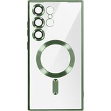 AVIZAR Magsafe ohišje za Samsung Galaxy S24 Ultra Chrome, Temno zelena, (5000012013) | Shoptok.si