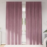 vidaXL zavese Temnorozne Poliester 140 x 260 cm Dekorativne zavese | Shoptok.si