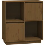 Maison Chic Komoda - Predalnik medeno rjava 74x35x80 cm trdna borovina, (21718538) Cene