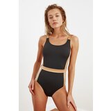 Trendyol Black Color Block Swimsuit | shoptok.hr