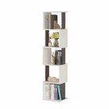 Hanah home Polica za knjige Milan White Anthracite | Eponuda.com