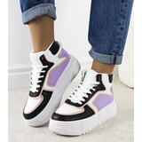 Gemre Black and purple high-top sneakers Zetta | shoptok.hr