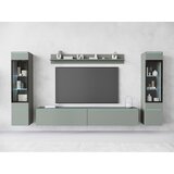 XXXL Dnevni Regal Vera I, Zelena, Z Osvetlitvijo, 4-Delni | Shoptok.si
