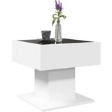 vidaXL Stolić za kavu LED bijeli 50x50x45 cm od konstruiranog drva | shoptok.hr