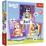 Trefl Bluey 3 v 1, sestavljanka 20-36-50 delov - | Shoptok.si