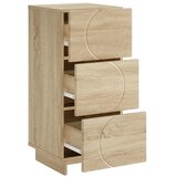  Komoda Hrast sonoma 33.5 x 34.5 x 75 cm Konstruirano drvo - Hrast sonoma | shoptok.hr