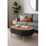Hanah home Luno klub sto 90 × 45 × 60 cm, antracit | Eponuda.com