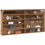  Ormar za izlaganje s policom Zidne Staro drvo 100 x 8,5 x 50 cm | shoptok.hr