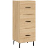vidaXL Komoda boja hrasta sonome 34 5x34x90 cm od konstruiranog drva | shoptok.hr