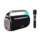 Swissten zvučnik BT 5.0, TWS, Baterija, bežični mikrofon HARMONY 80W crni | shoptok.hr