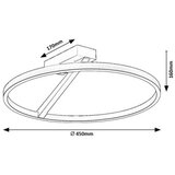 Rabalux Renara 71351 LED plafonjera | ePonuda.com