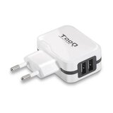 TooQ USB stenski nakladalnik tudi TQWC-11S02WT 2XUSB 3.4 White, (21407391) | Shoptok.si