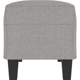  Klupa svjetlosiva 100 x 35 x 41 cm od tkanine - Svjetlosiva 100 x 35 x 41 cm | shoptok.hr