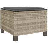  3-dijelni bistro set s jastucima svjetlosivi od poliratana | shoptok.hr