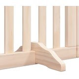  Vrata za pse s vratašcima 15 panela sklopiva 750 cm drvo topole | shoptok.hr