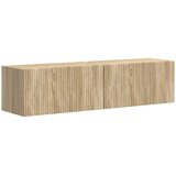 vidaXL TV stenska omara 2 pcs Sonoma 60 x 31 x 29.5 cm Konstruiran les, (5000112911) | Shoptok.si