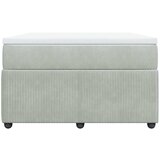 Box spring krevet s madracem svjetlosivi 120x200 cm baršunasti | shoptok.hr