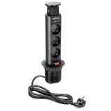 Gtv ugradni produžni kabal AE-BPW3S60-20 1,5m crni | Eponuda.ba