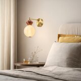  LED zidna lampa FLORES LED/7W/230V zlatna/braon | Eponuda.com