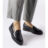 Gemre Black patent loafers Vinceza | shoptok.hr