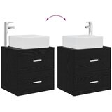  Set ormarića za kupaonicu 3 kom. Crna 53 x 34 5 x 63 cm - Crna | shoptok.hr