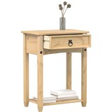 Maison Chic konzolna miza - miza ob steni Corona 55x35x73 cm trdna borovina, (21785888) | Shoptok.si