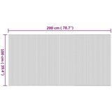 vidaXL Preproga pravokotna naravna 100x200 cm bambus | Shoptok.si