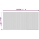 vidaXL Tepih pravokutni prirodni 100 x 200 cm od bambusa | shoptok.hr