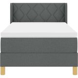  Krevet s opruga kutije Tamno siva 190 x 90 cm Poliester | shoptok.hr